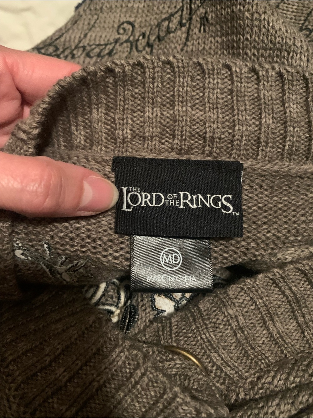 New Hot Topic Lord of The Rings Floral Icons Girl Cardigan - Picture 12 of 15